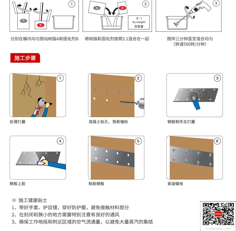 包钢安定粘钢加固施工过程